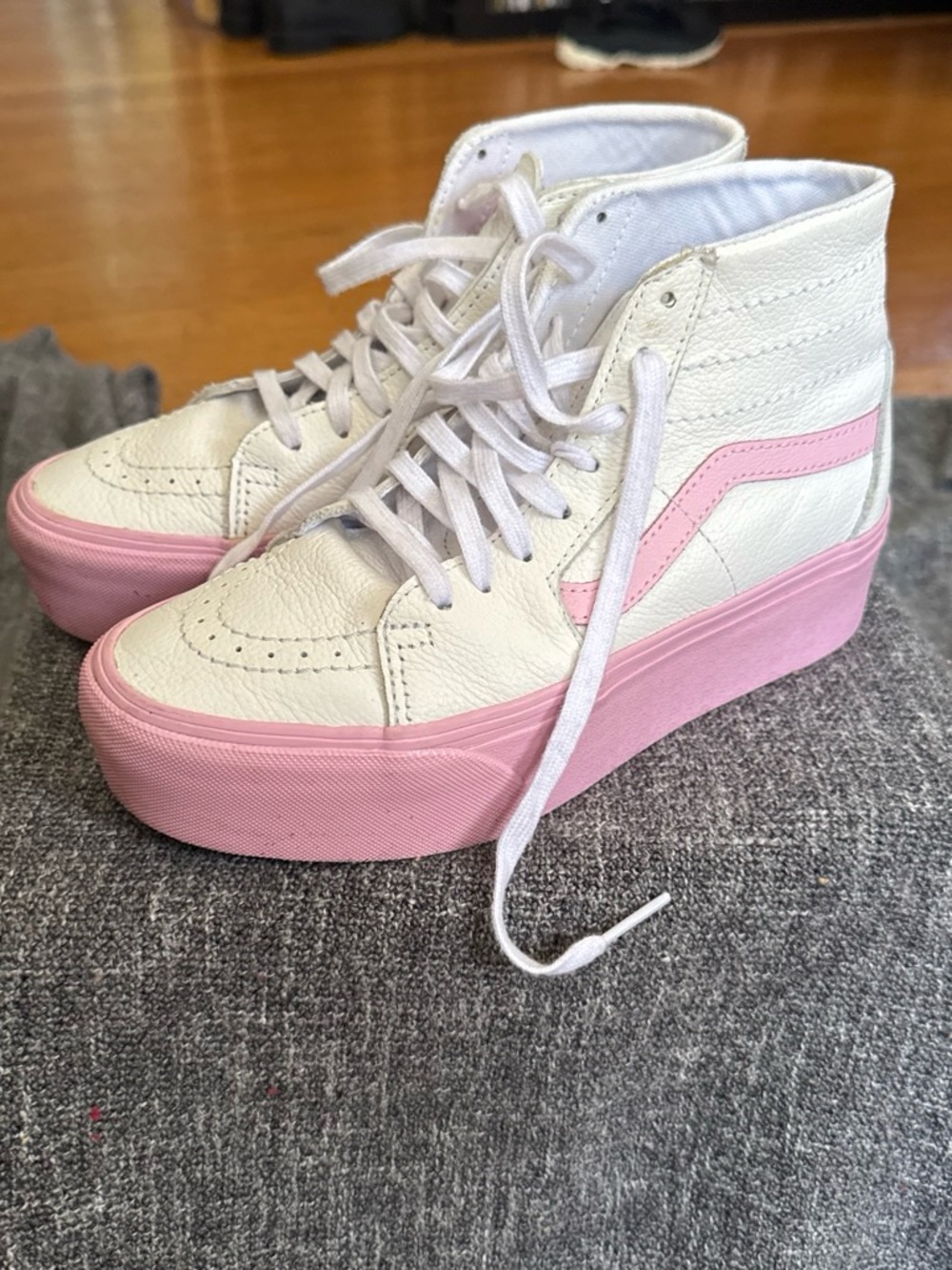 Barbie Vans High Top Platform Sneakers